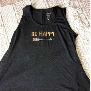 Natural Life Be Happy Tank Top